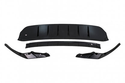 Front Bumper Spoiler for Audi Q8 S-Line (2018–2023) Shiny Black