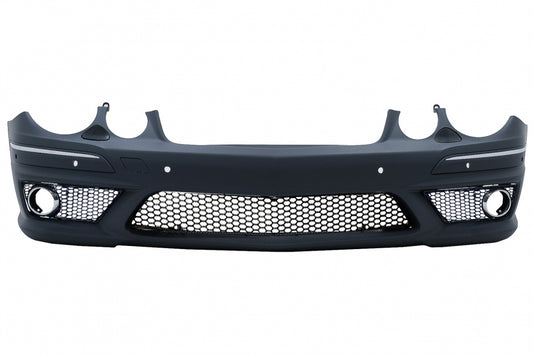 Front Bumper Sport Design without Fog Lights for Mercedes E-Class W211 Facelift (2006–2009)