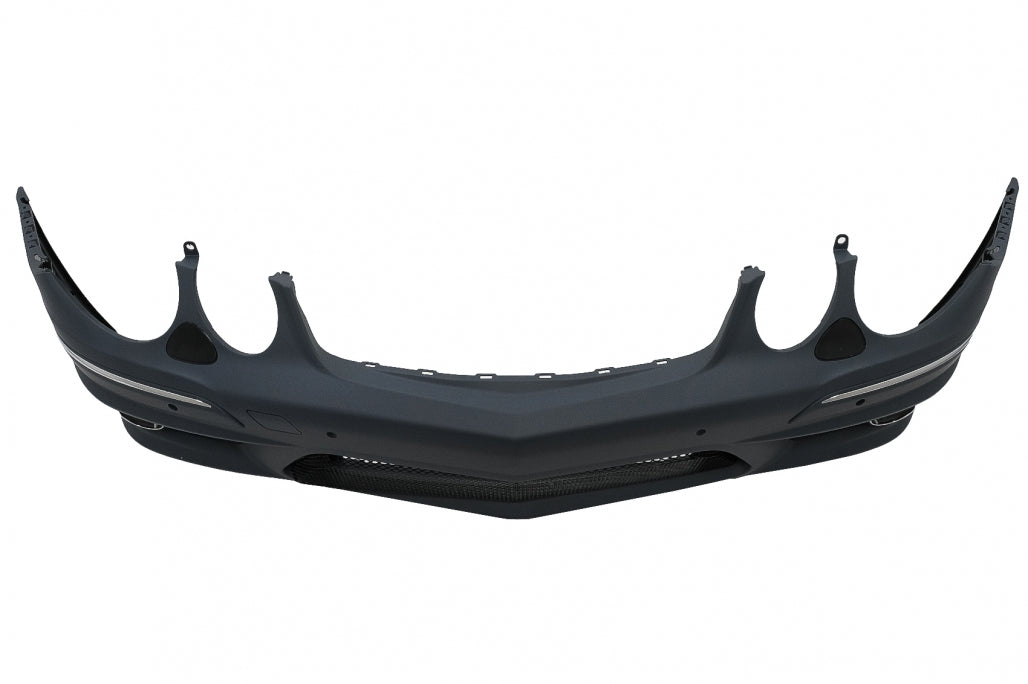 Front Bumper Sport Design without Fog Lights for Mercedes E-Class W211 Facelift (2006–2009)