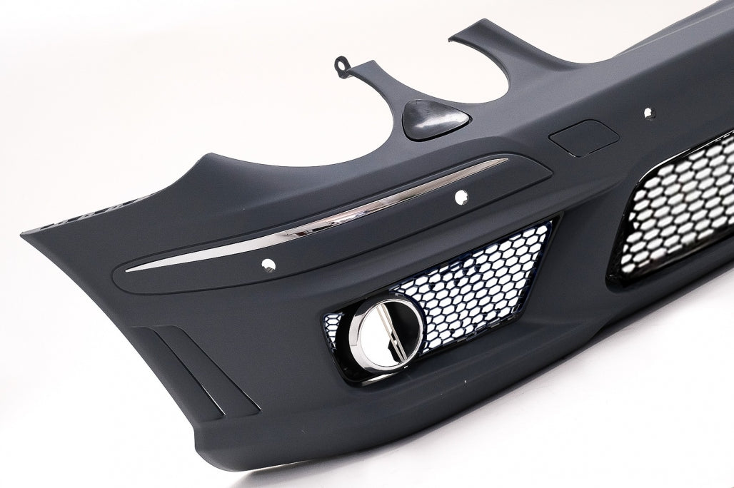 Front Bumper Sport Design without Fog Lights for Mercedes E-Class W211 Facelift (2006–2009)