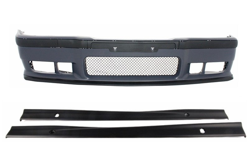 Front Bumper and Side Skirts M3 Design for BMW 3 Series E36 (1992–1998)