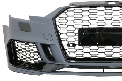 Front Bumper for Audi A3 8V Facelift 2016–2019 Sedan Cabrio RS3 Design Brilliant Black