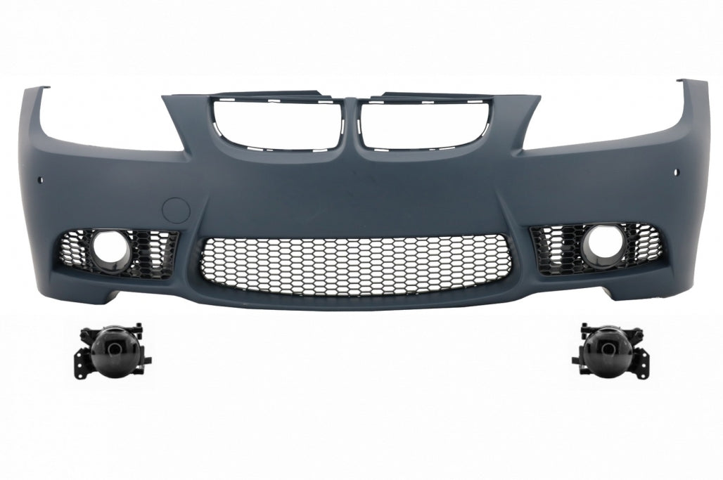 Front Bumper for BMW 3 Series E90 E91 (2004–2008) M3 Design with Smoke Fog Lights
