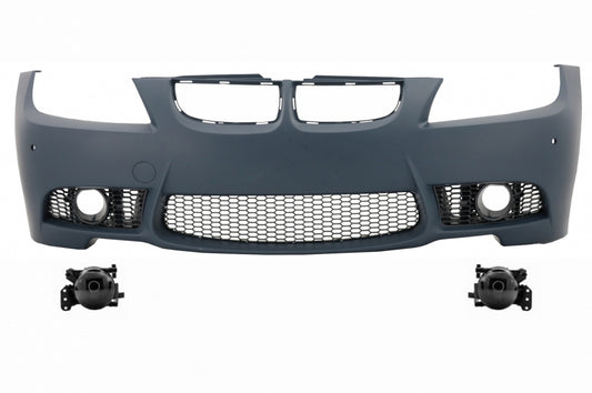 Front Bumper for BMW 3 Series E90 E91 (2004–2008) M3 Design with Smoke Fog Lights