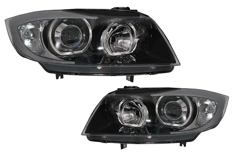 Front Bumper for BMW 3 Series E90 E91 (2004–2008) M3 Style with Angel Eyes Headlights