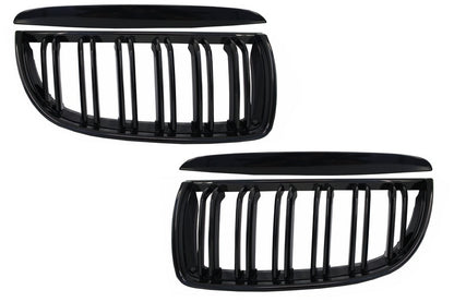 Front Bumper for BMW 3 Series E90 E91 (2004–2008) M3 Style with Double Stripe Grilles