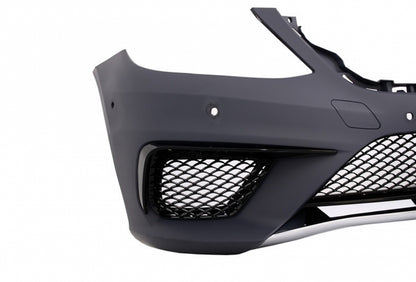Front Bumper with Black Front Grille S63 Design for Mercedes S-Class W222 (2013–06.2017)