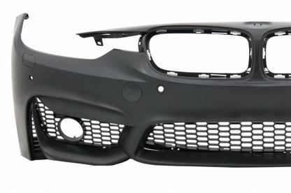 Front Bumper with Double Stripe Grilles M3 Sport EVO Design for BMW 3 Series F30 F31 (2011–2018)