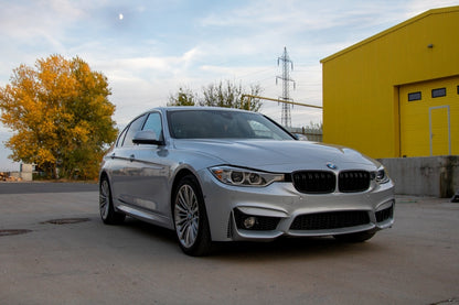 Front Bumper with Double Stripe Grilles M3 Sport EVO Design for BMW 3 Series F30 F31 (2011–2018)