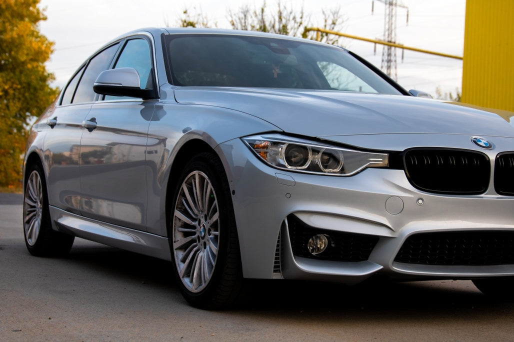 Front Bumper with Double Stripe Grilles M3 Sport EVO Design for BMW 3 Series F30 F31 (2011–2018)