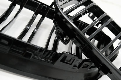 Front Bumper with Double Stripe Kidney Grilles for BMW 3 Series E92 E93 (2006–2009) M3 Design Without PDC