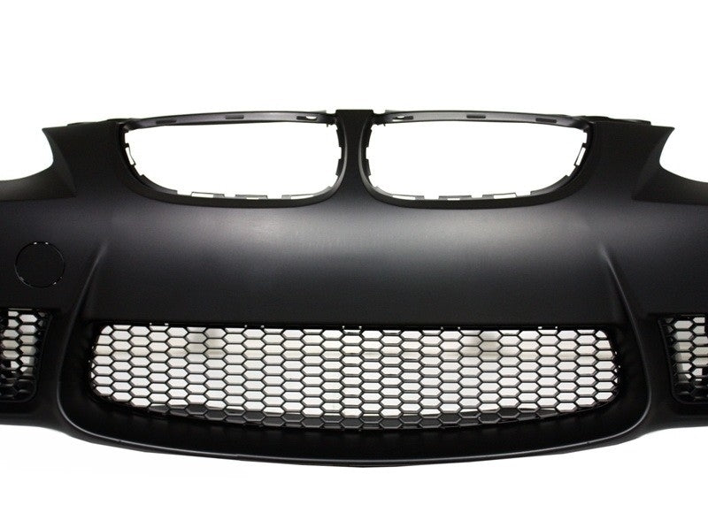 Front Bumper with Double Stripe Kidney Grilles for BMW 3 Series E92 E93 (2006–2009) M3 Design Without PDC
