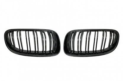 Front Bumper with Double Stripe Kidney Grilles for BMW 3 Series E92 E93 (2006–2009) M3 Design Without PDC