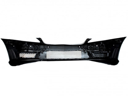 Front Bumper with Facelift Piano Black Grille S63 S65 Design for Mercedes S-Class W221 (2005–2012)