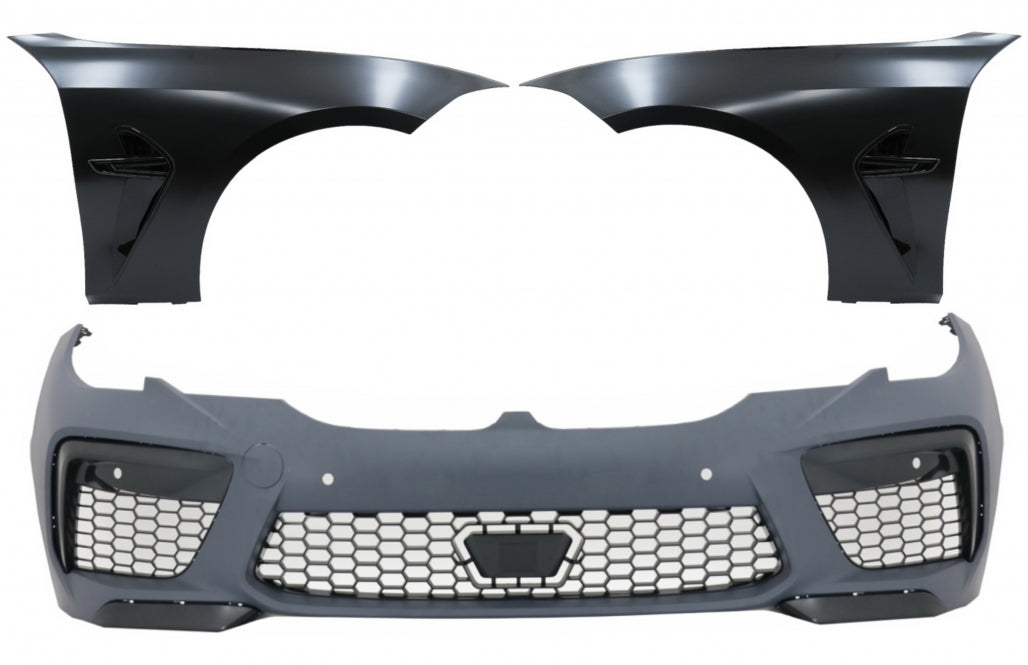 Front Bumper with Front Fenders M8 Design for BMW 3 Series G20 G21 (2018–2022)