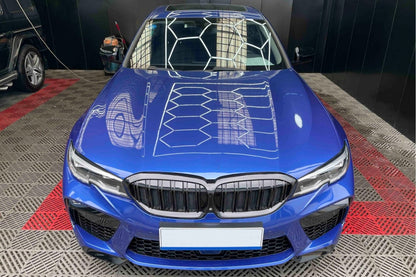 Front Bumper with Front Fenders M8 Design for BMW 3 Series G20 G21 (2018–2022)
