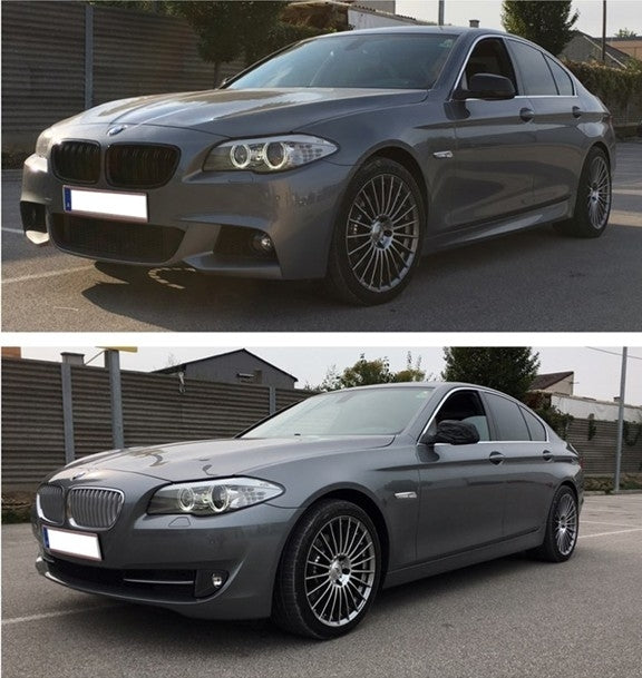 Front Bumper with Kidney Grilles M-Technik Design for BMW 5 Series F10 F11 (2011-2014)