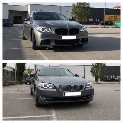 Front Bumper with Kidney Grilles M-Technik Design for BMW 5 Series F10 F11 (2011-2014)