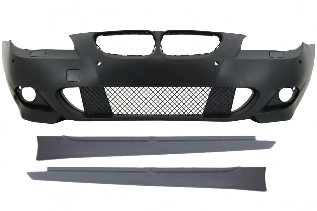Front Bumper with Side Skirts M-Technik Design for BMW 5 Series E60 E61 (2003-2007)