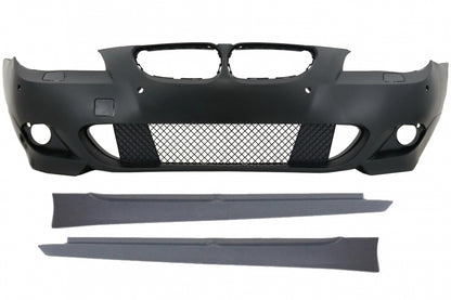 Front Bumper with Side Skirts M-Technik Design for BMW 5 Series E60 E61 (2003-2007)