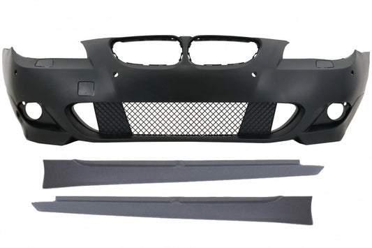 Front Bumper with Side Skirts M-Technik Design for BMW 5 Series E60 E61 (2003-2007)
