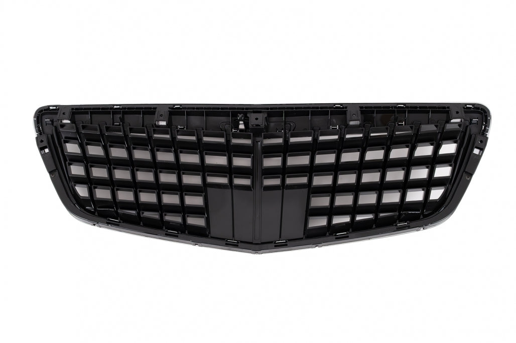 Front Bumper with Single Frame Vertical Grille S63 S65 Design for Mercedes S-Class W221 (2005–2012)