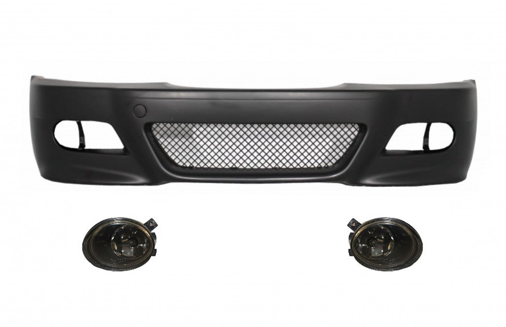 Front Bumper with Smoke Fog Lights for BMW 3 Series E46 (1998–2004) M3 Design