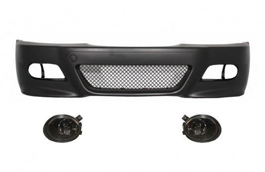 Front Bumper with Smoke Fog Lights for BMW 3 Series E46 (1998–2004) M3 Design