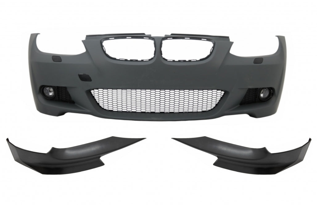 Front Bumper with Splitters for BMW 3 Series E92 E93 (2006–2009) Non-LCI M-Technik Look