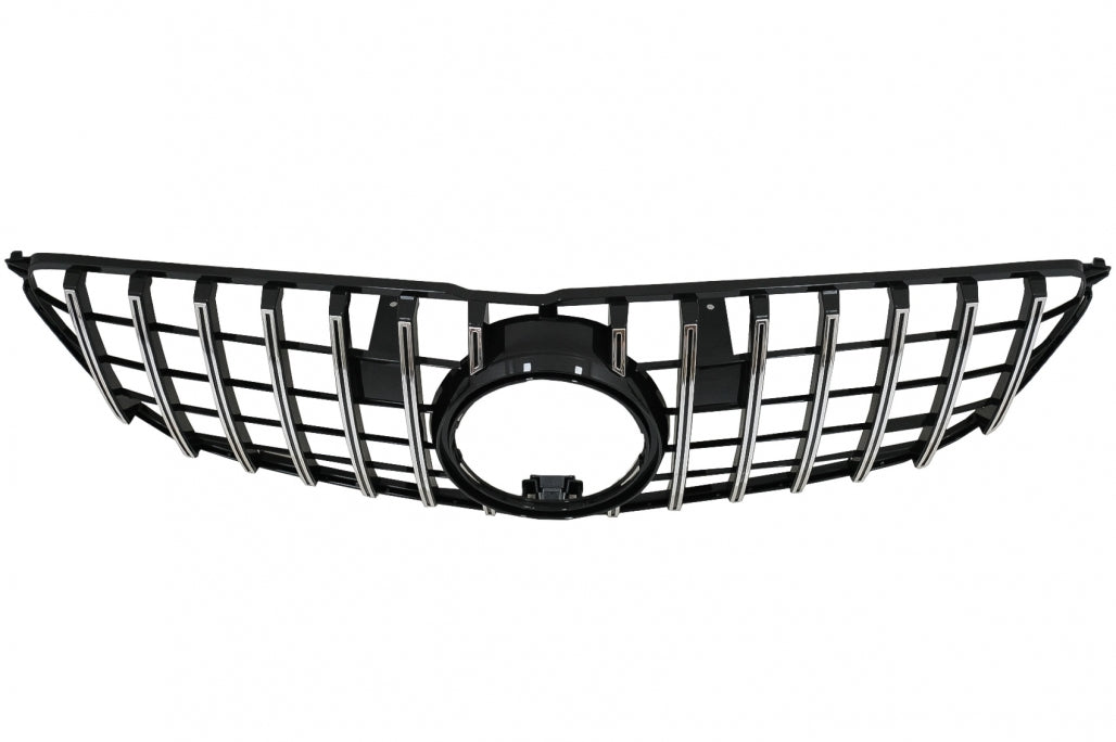Front Central Grille GTR Design Black Chrome for Mercedes GLS X166 Facelift (2016–2018)