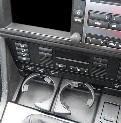 Front Cup Holder Black for BMW 5 Series E39 RHD Sedan Touring (1995–2004)