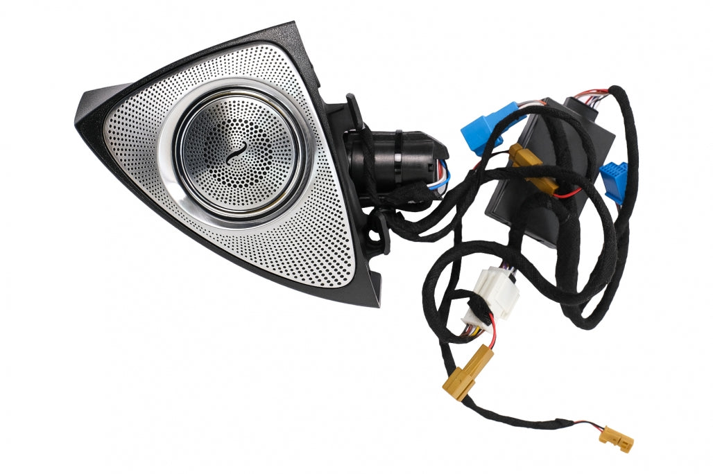 Front Door Rotary Tweeters with 3 Color LED for Mercedes C-Class W205 C205 S205 (2014–2018)