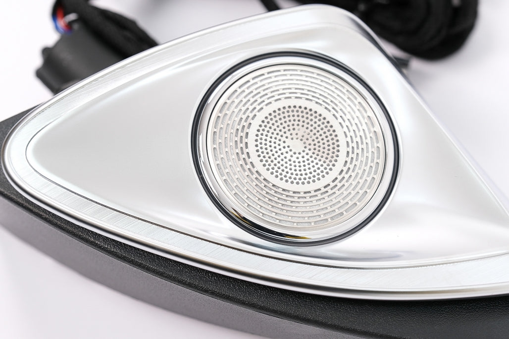 Front Door Rotary Tweeters with LED Ambient Lighting for Mercedes C-Class W205 Facelift (2018–2020)