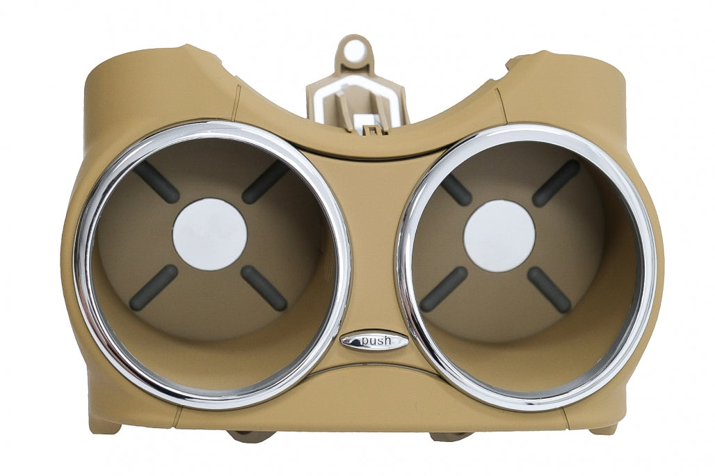 Front Dual Cup Holder Beige for Mercedes CLS W219 (2003–2010)