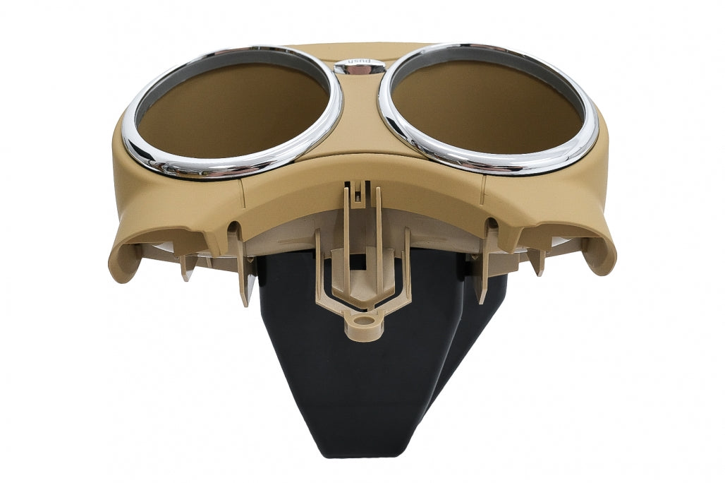 Front Dual Cup Holder Beige for Mercedes CLS W219 (2003–2010)