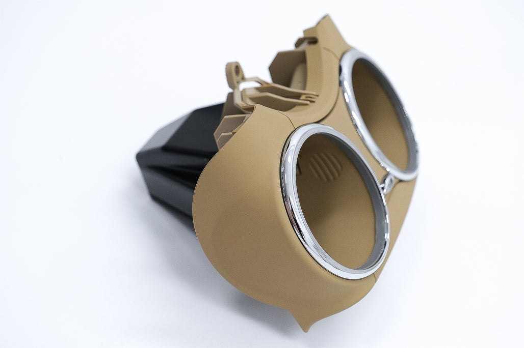 Front Dual Cup Holder Beige for Mercedes CLS W219 (2003–2010)