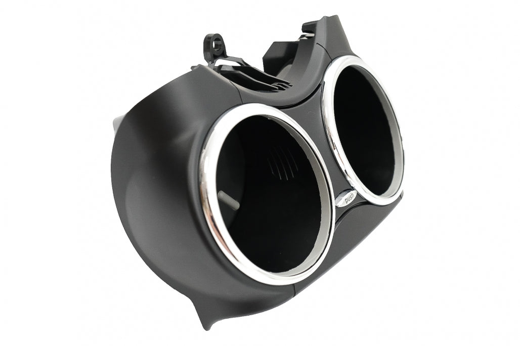 Front Dual Cup Holder Black for Mercedes CLS W219 (2003–2010)