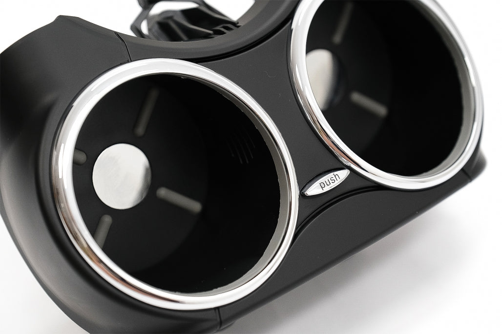 Front Dual Cup Holder Black for Mercedes CLS W219 (2003–2010)