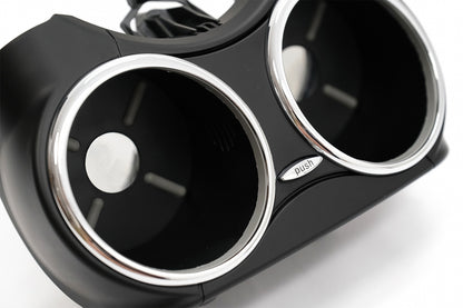 Front Dual Cup Holder Black for Mercedes CLS W219 (2003–2010)