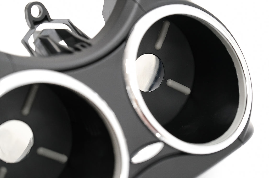 Front Dual Cup Holder Black for Mercedes CLS W219 (2003–2010)