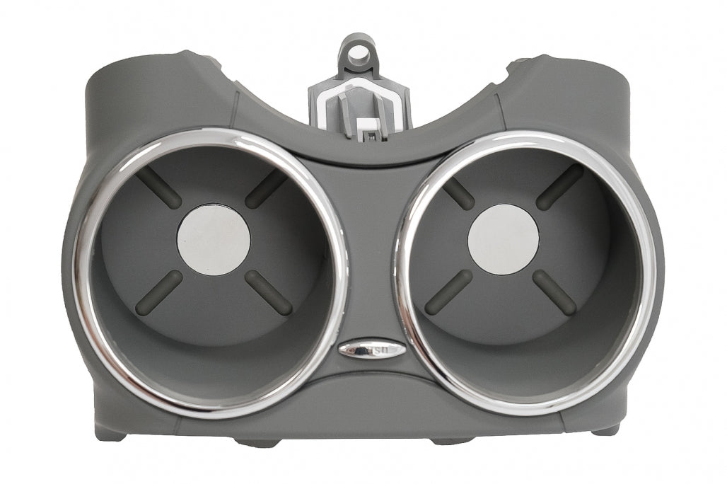 Front Dual Cup Holder Gray for Mercedes CLS W219 (2003–2010)