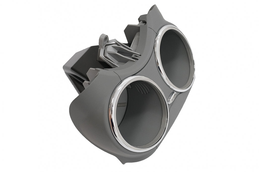Front Dual Cup Holder Gray for Mercedes CLS W219 (2003–2010)