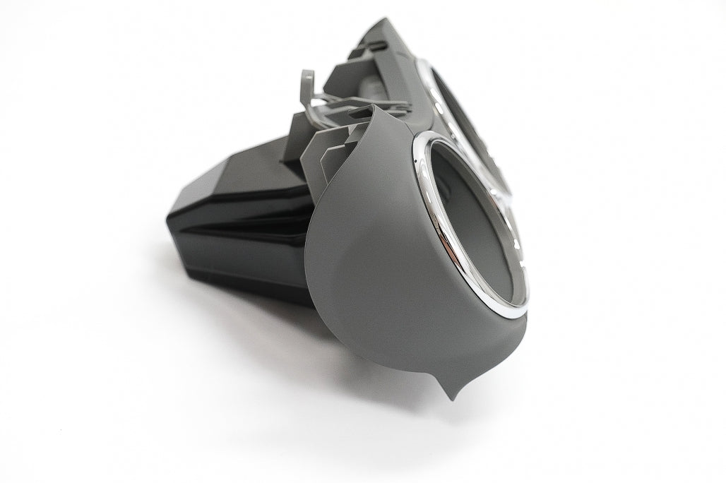 Front Dual Cup Holder Gray for Mercedes CLS W219 (2003–2010)