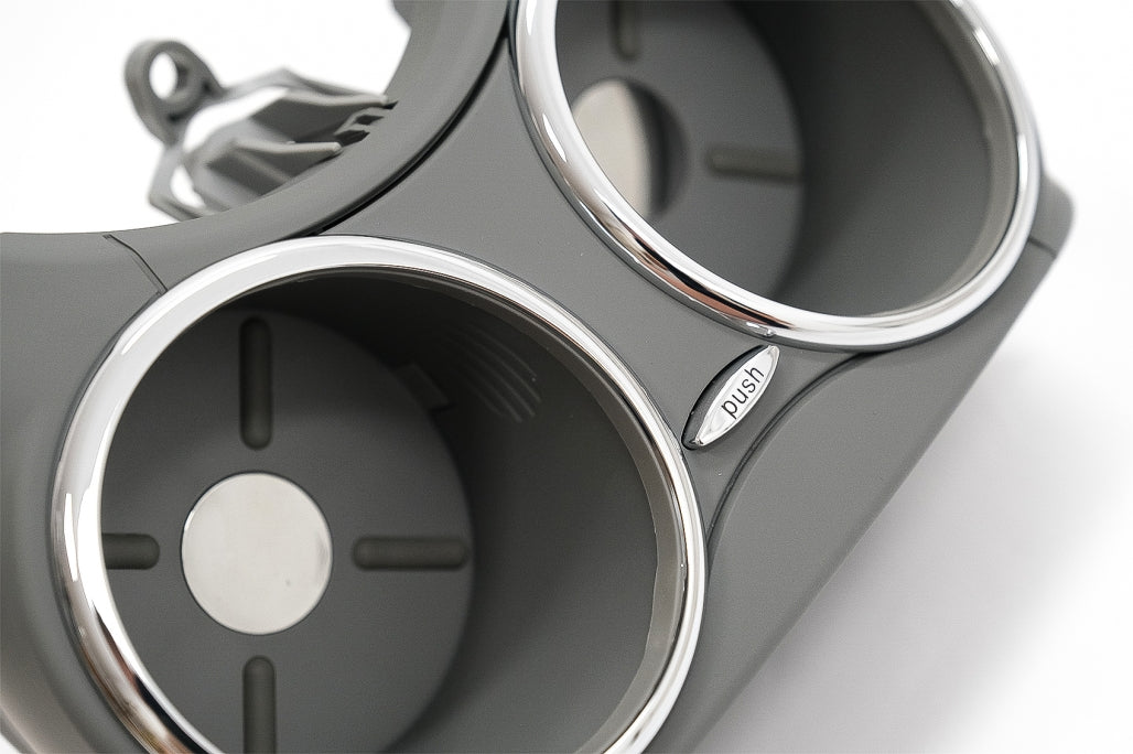 Front Dual Cup Holder Gray for Mercedes CLS W219 (2003–2010)