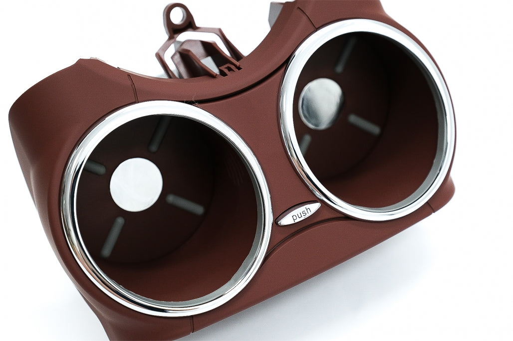 Front Dual Cup Holder Red for Mercedes CLS W219 (2003–2010)