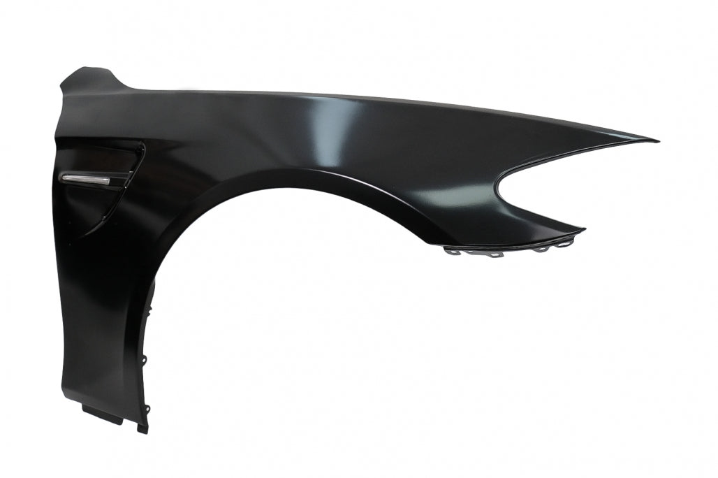Front Fenders M4 Style with LED Vents for BMW 5 Series F10 F11 G30 Conversion (2010–2017)