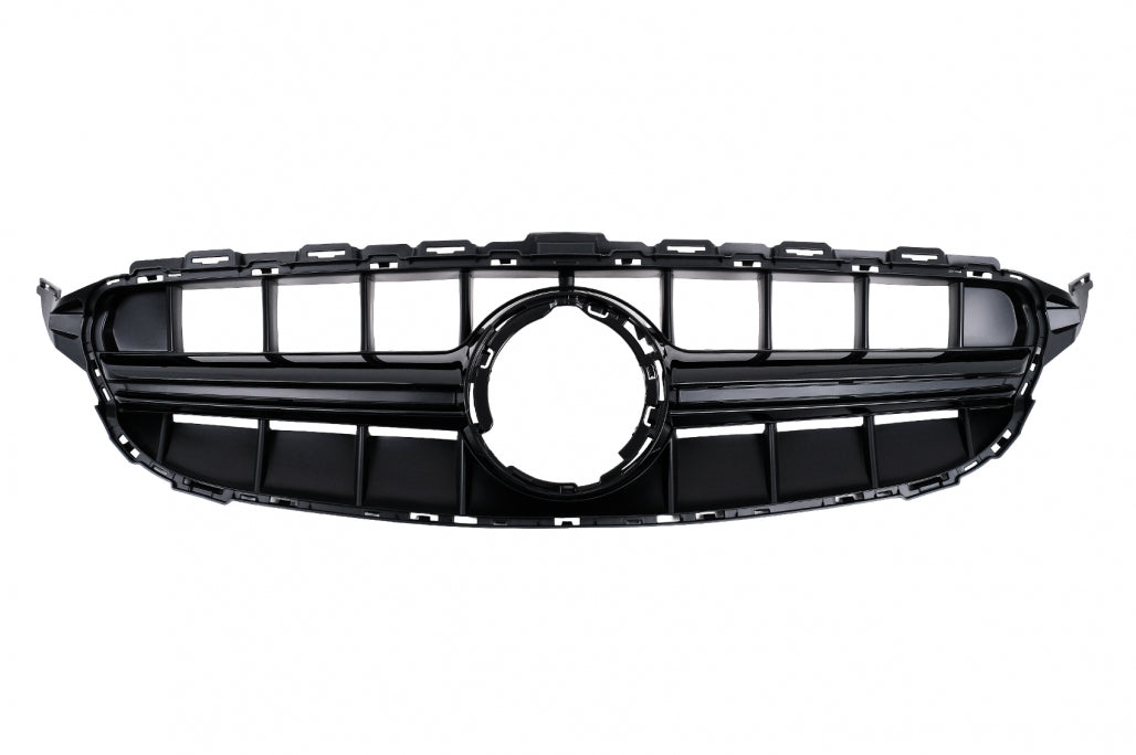 Front Grille Black for Mercedes C-Class W205 S205 C205 A205 Facelift without Camera (2018–2020)
