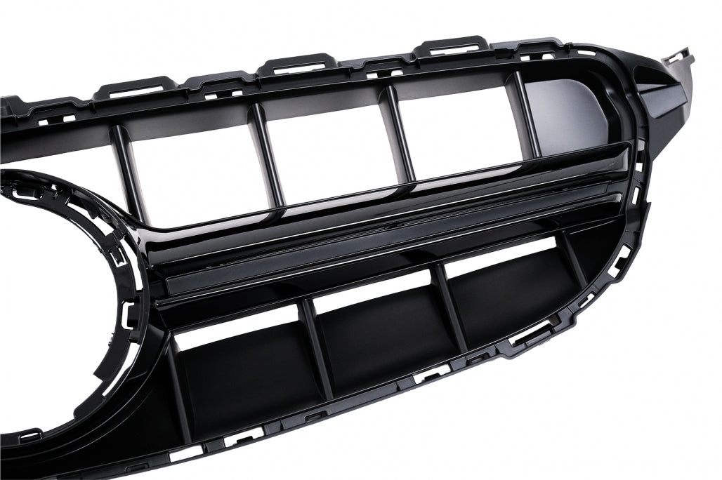 Front Grille Black for Mercedes C-Class W205 S205 C205 A205 Facelift without Camera (2018–2020)
