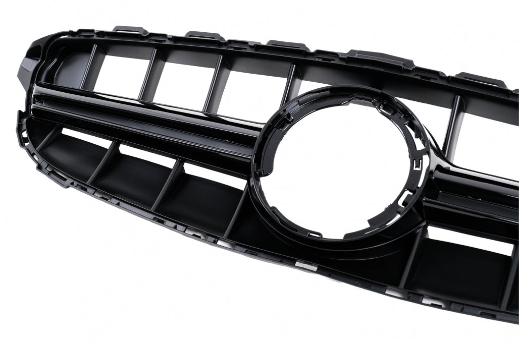 Front Grille Black for Mercedes C-Class W205 S205 C205 A205 Facelift without Camera (2018–2020)