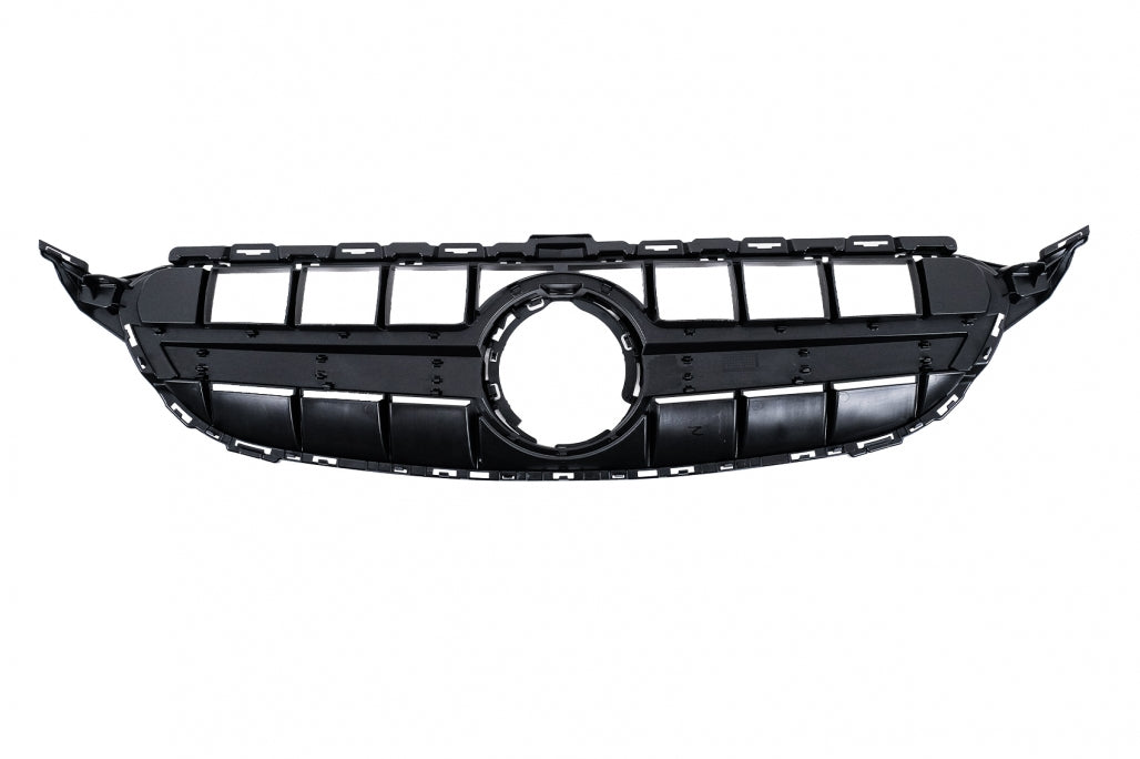 Front Grille Black for Mercedes C-Class W205 S205 C205 A205 Facelift without Camera (2018–2020)